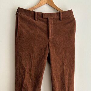 $800 UNDERCOVER Jun Takahashi Wool Cotton Rust Brown Corduroy Pants Size 2 - 30